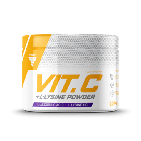 VIT. C + L- LYSINE POWDER - 300 g - Trec Nutrition